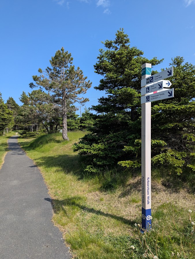 Arboretum Walk trail sign